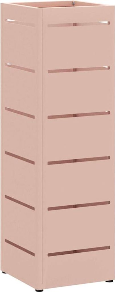 Sonnenschirmhalter mit Speicher Rosa 15,5 x 15,5 x 49 cm Metall