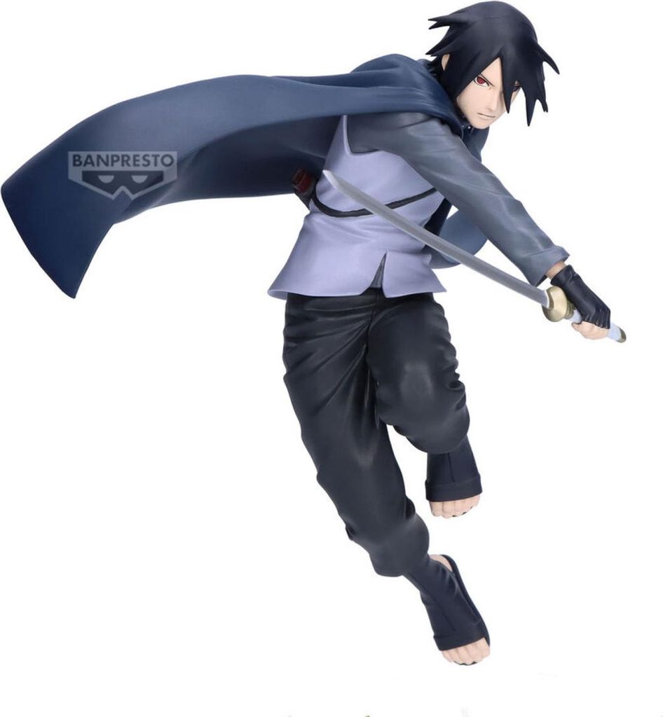 Banpresto Naruto Boruto Next Generations Vibration Stars Sasuke Uchiha Ii Figur 15 Cm One Size