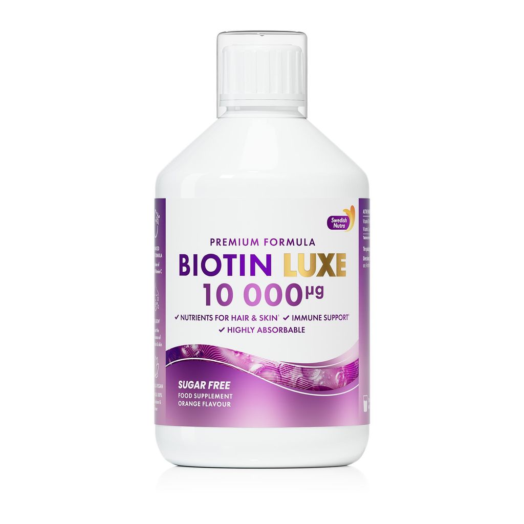 Swedish Nutra Biotine Luxe – Vloeibaar biotine supplement, Productafbeelding 