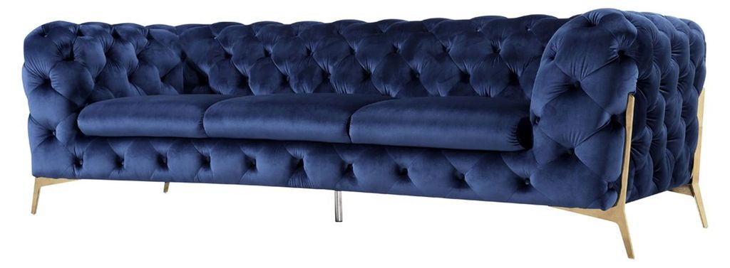 Luxus Hochwertige Sofa Couch Polster Sitz 3+2+1 Garnitur Chesterfield Garnituren