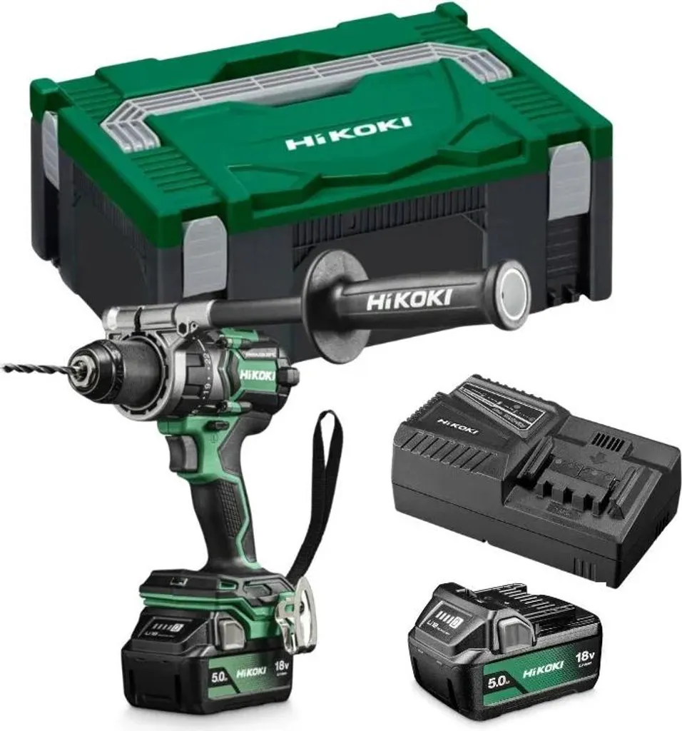 Perceuse Visseuse HiKOKI DS18DCWPZ 18V 140 Nm avec 2 Batteries 5.0Ah