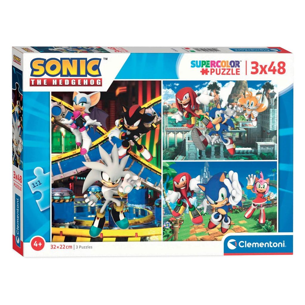 Clementoni Supercolor Sonic the hengehog Puzzlespiel 144 Stück(e) Cartoons