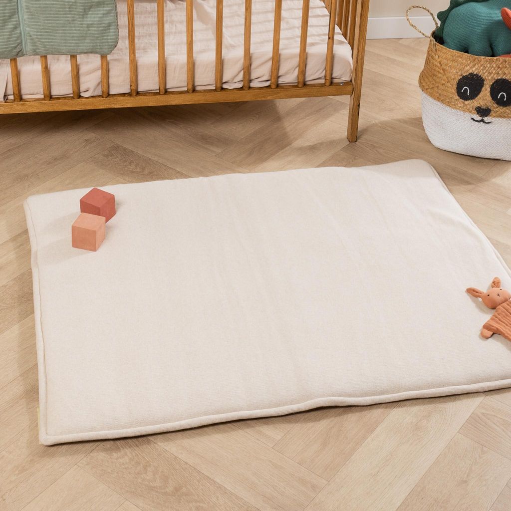Volero - Krabbeldecke - Lulu Creme - 100x100 cm - Kinderzimmer, Babyzimmer - Klassik