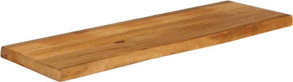 vidaXL Tischplatte mit Baumkante 110x40x2,5 cm Massivholz Mango