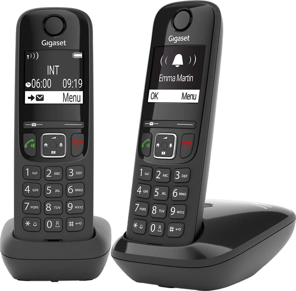 Gigaset AS690 Duo                    schwarz int. Produktbild 
