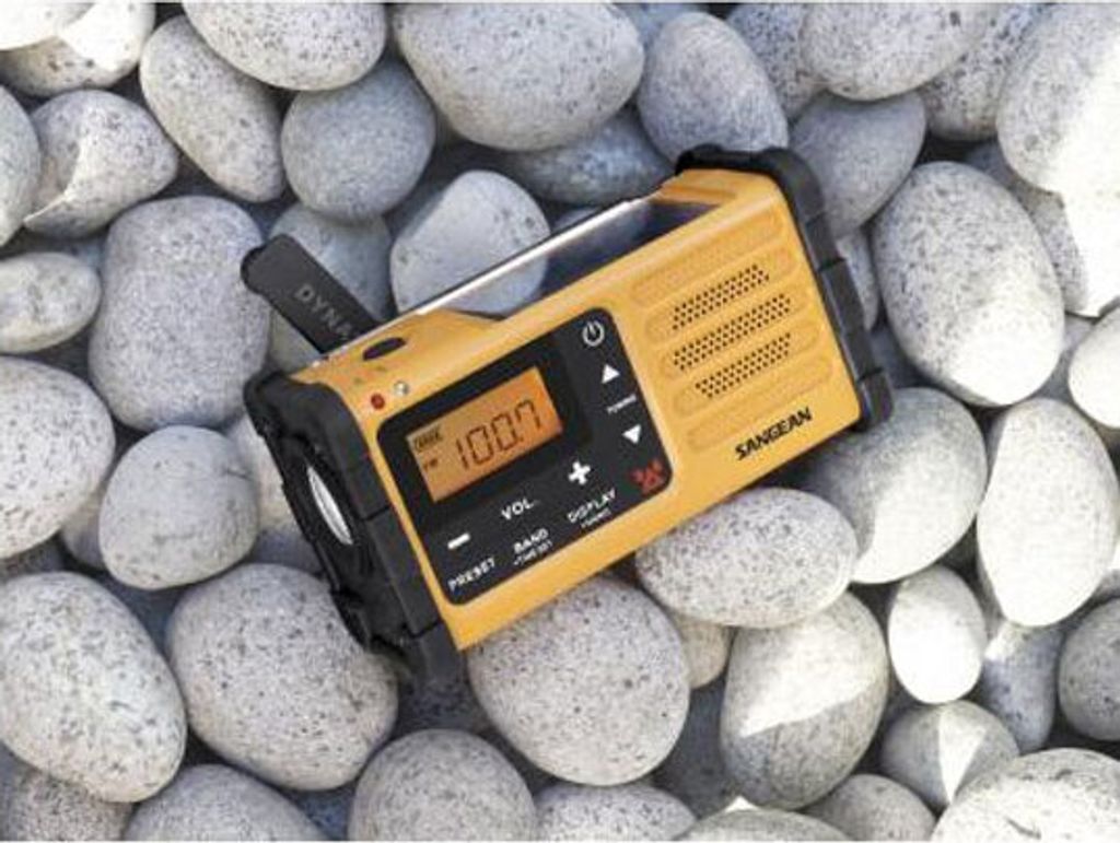 Sangean MMR-88 (Survivor M8) gelb Notfall/Kurbel/Solar Obrázok produktu 6
