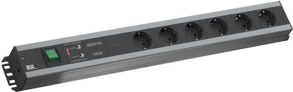 Bachmann Handwerkerleiste 6-fach 90°, ÜSS,Schalter,