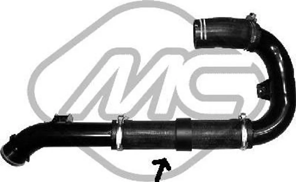 Conduite de refroidissement Metalcaucho 30091 renforcée OE 51842860