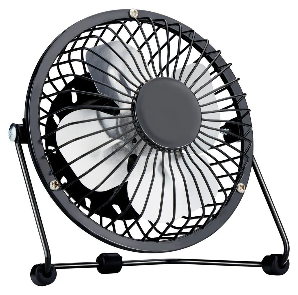 Lifetime Air USB Ventilator Metall Ø13cm - Leiser Mini Produktbild 