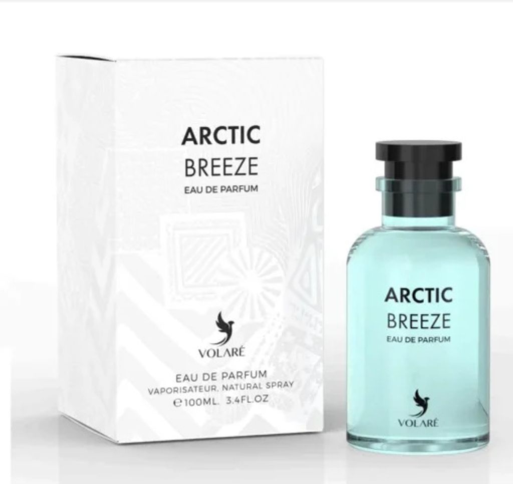 Volare Arctic Breeze Eau de Parfum 100 ml Unisex – Frisch Aquatischer Duft mit Zitrus & Moschus – Langanhaltendes Parfum