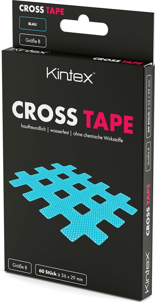 Kintex Cross Tape Blau B, 36 mm x 29 mm