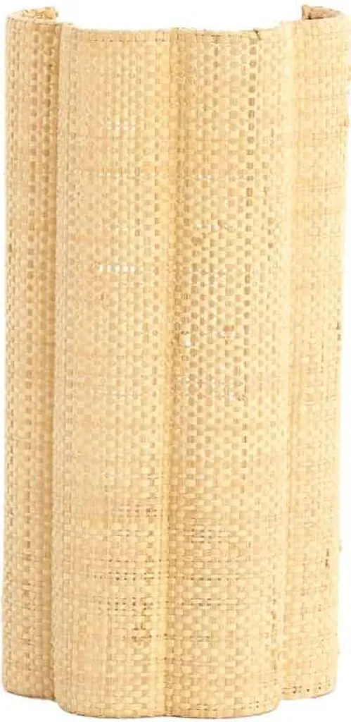 Luminaire mural pour salon et chambre VERDANTIA en textile naturel E27