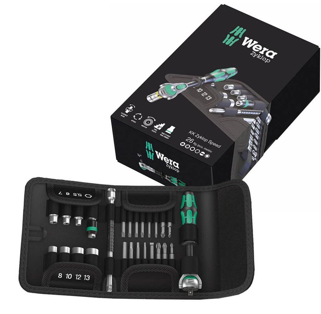 Wera Kraftform Kompakt Zyklop, jeu de 26 pièces Image du produit 