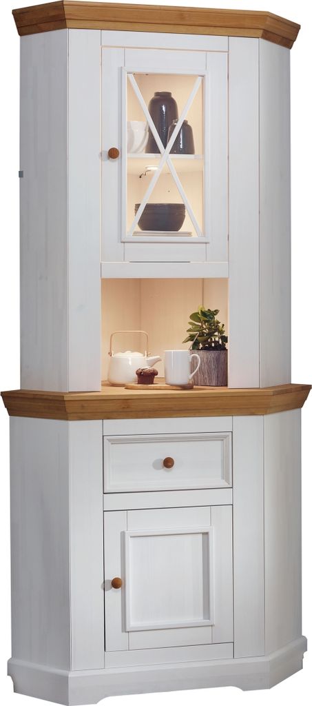 Buffet "WZ-0133" aus Kiefer massiv in weiß mit einer Produktbild 