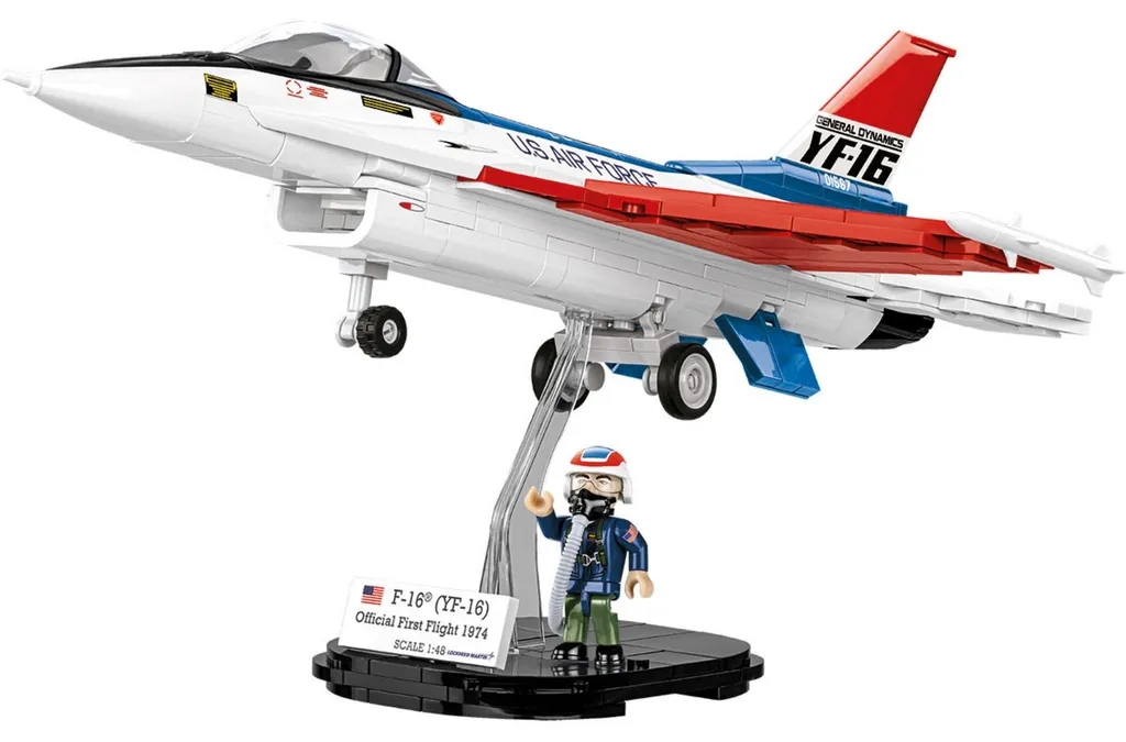 Cobi F-16 YF-16 Vol Prototype 373 pièces 5892 - Finition Sans Stickers