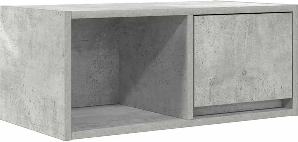 Mobile TV SYFAX Grigio Cemento 60x31x25,5 cm - Vendita Online Arredo Moderno