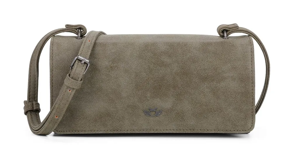 Fritzi aus Preußen borsa a tracolla Vintage Flap01 Crossbody Jungle verde