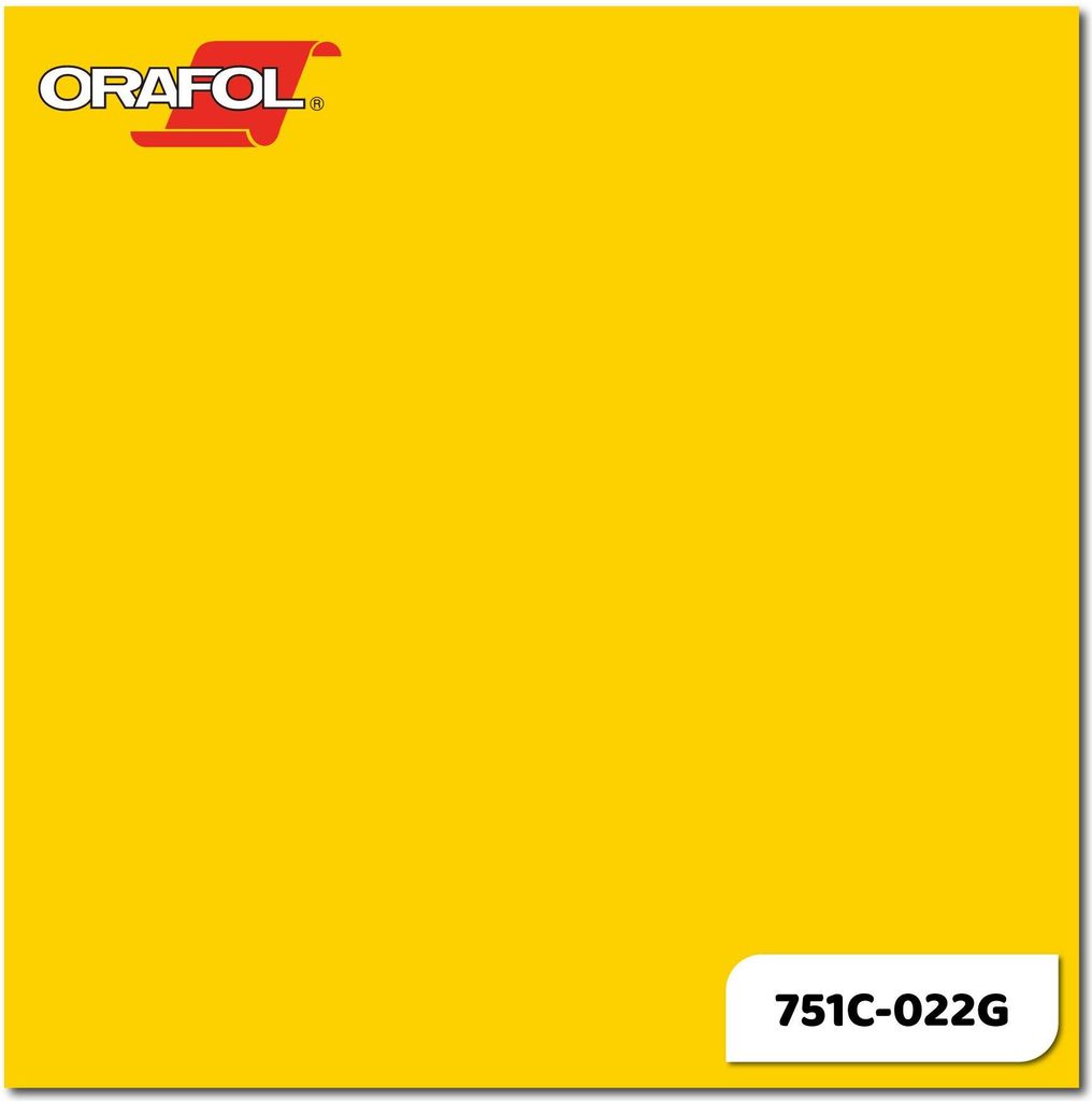 ORAFOL ORACAL 751C Meterware - 022 LIGHT-YELLOW in 63 x 100cm