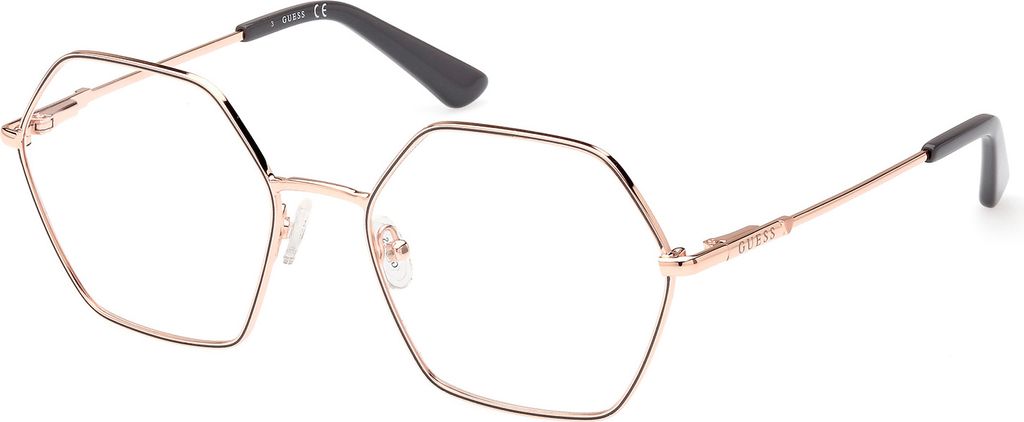 Guess GU2934 Shiny rose gold 54/18/140 Damen Brillen