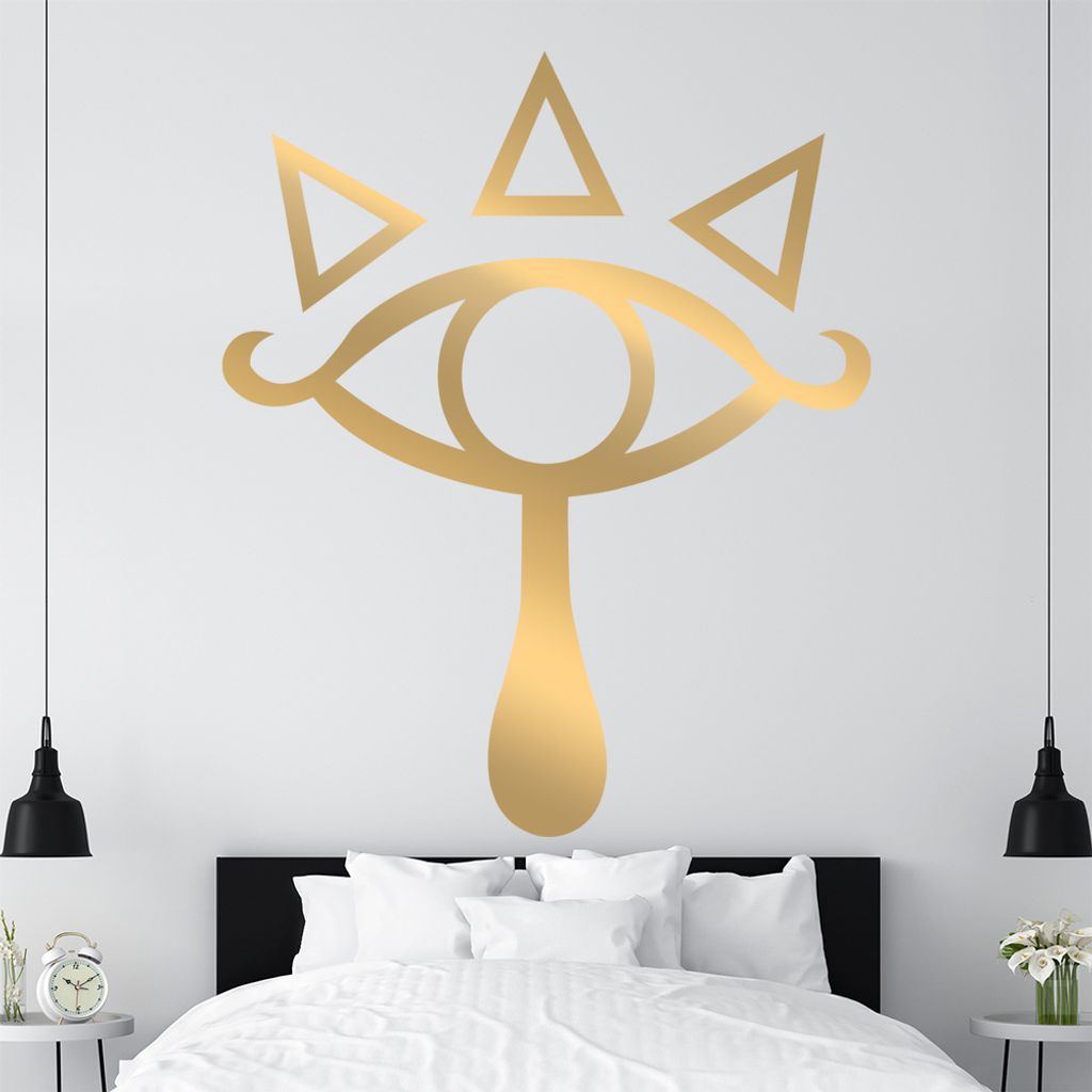 KIWISTAR Auge der Wahrheit Wandtattoo in 6 Größen - Wandaufkleber Wall Sticker - Dekoration, Küche, Wohnzimmer, Schlafzimmer, Badezimmer