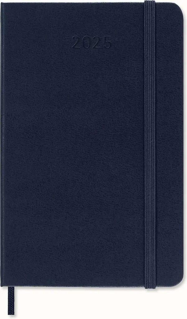Agenda 2025 Moleskine Blu Zaffiro Settimanale Pocket | Regalo Perfetto