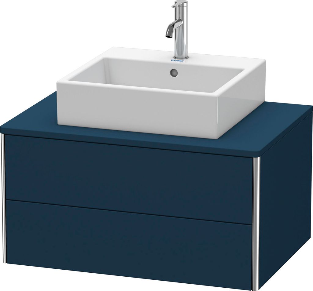 Duravit XSquare Konsolenwaschtischunterbau wandhängend, 2 Schubkästen, 800x400x548mm, XS491009898