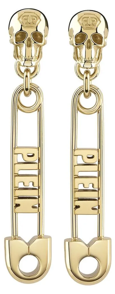 Philipp Plein PJKGA03EU Boucles d'oreilles Safety Pin 6cm pour Femme