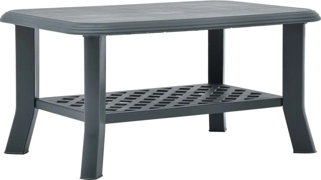 Maison Exclusive - Tavolino verde 90 x 60 x 46 cm Plastica