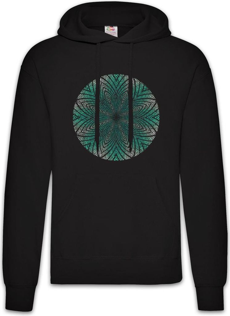 Urban Backwoods Kaleidoscope VI, Herren Hoodie, Farbe: Schwarz, Größe: M
