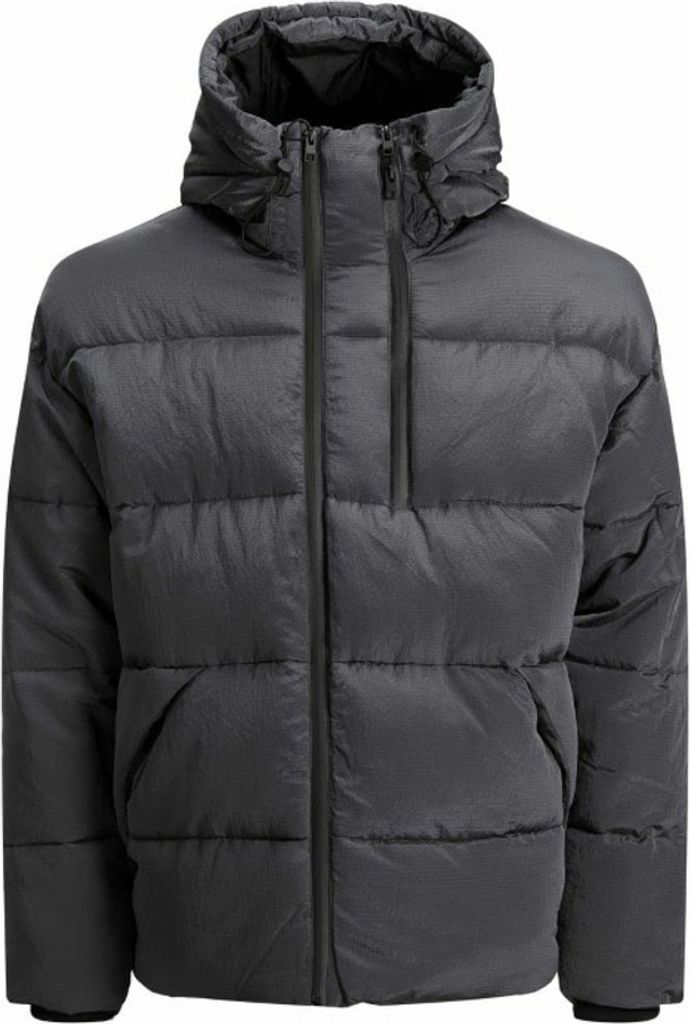 27274 Jack & Jones, Puffer Jacke, Herren Winterjacke Steppjacke Parka, Steppjacke, asphalt, L