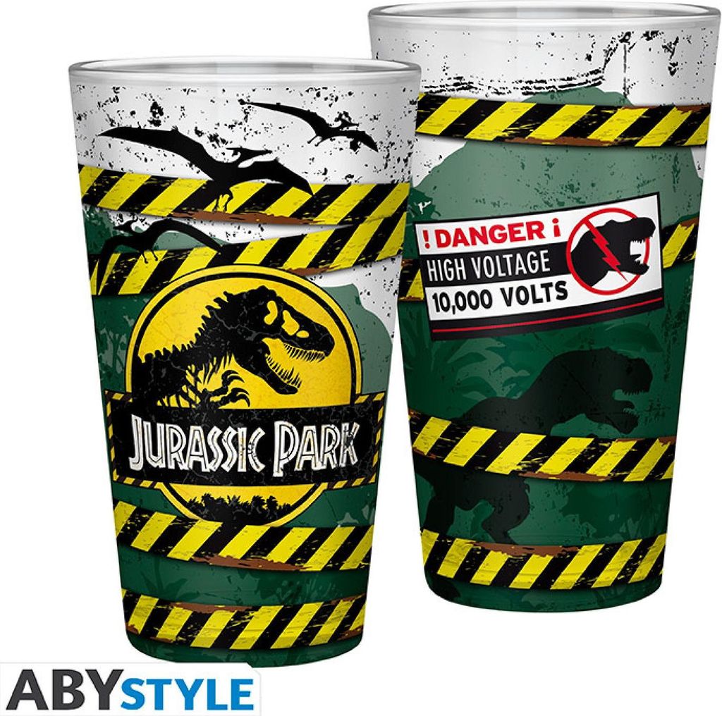 JURASSIC PARK - Alta tensione - Bicchiere XXL 400ml Immagine del prodotto 