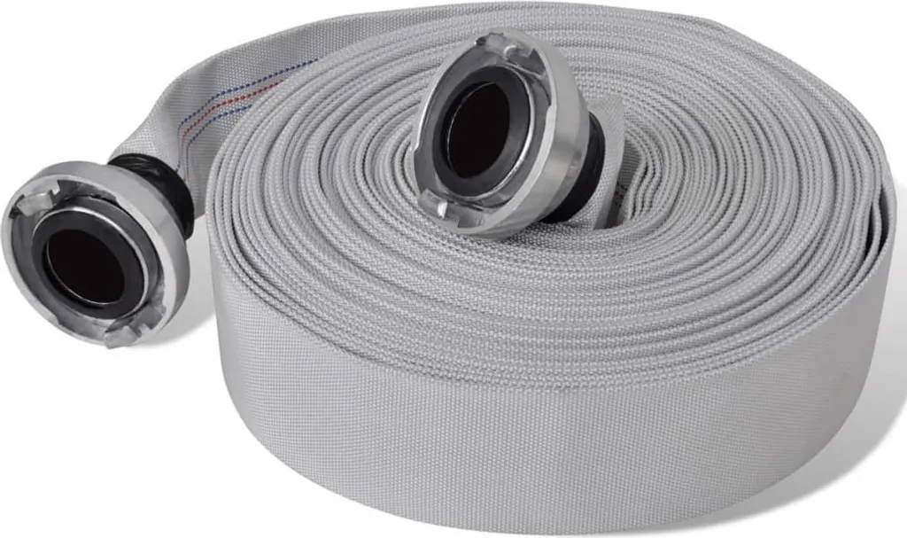 Tuyau d'incendie souple 20 mètres 2 pouces raccord C-Storz anti-torsion