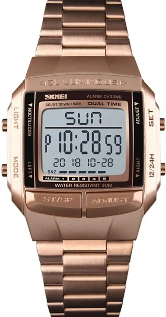 Regalo Uomo Orologio SKMEI Gary Oro Rosa KP23764 Elegante