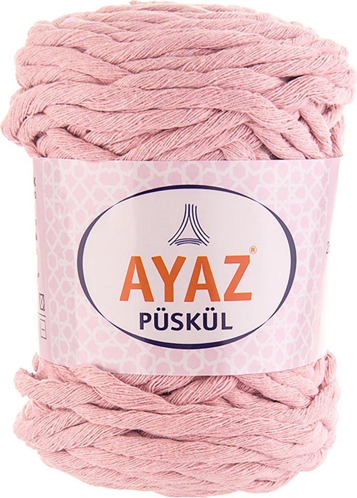 250g Strickgarn Püskül Wolle Häkelgarn Makramegarn Baumwolle Uni große Farbwahl