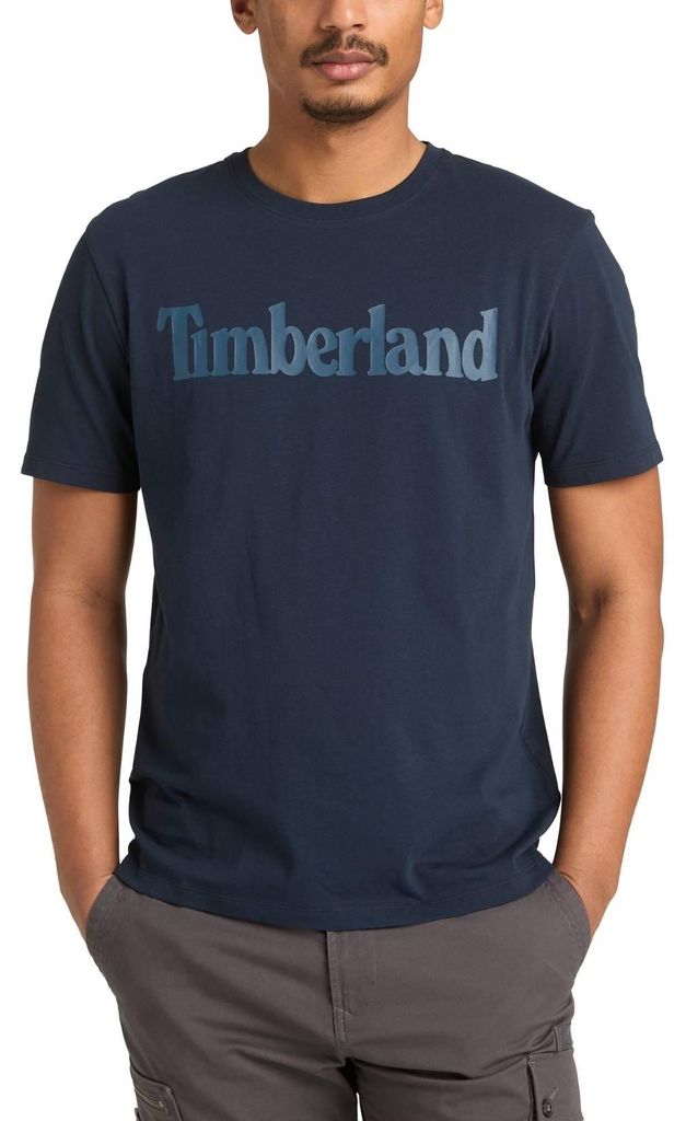 TIMBERLAND - Herren-T-Shirt mit linearem Logo - Größe 3XL