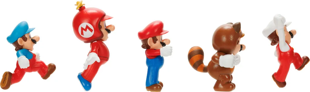 Set Super Mario Bros Jakks Pacific : 5 Figurines Articulées 6 cm Pack