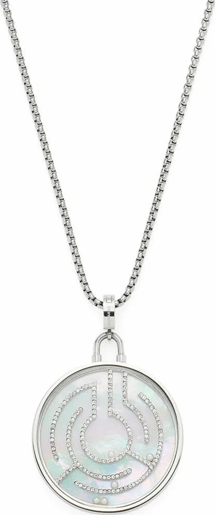 Collier Leonardo Jewels 80 Joy en acier inoxydable et perles - 024366