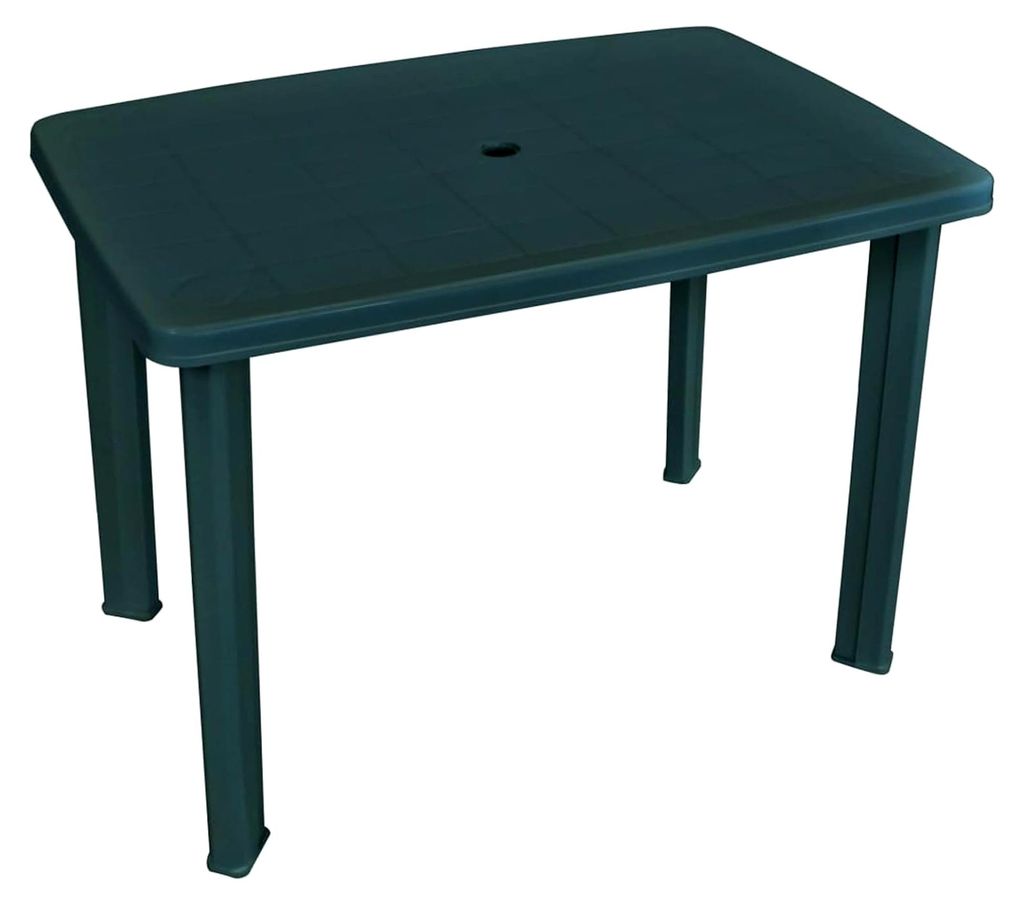 Gartentisch Terrassentisch Balkontisch Couchtisch Gartenmöbel Tisch Esstisch Esszimmertisch Teetisch Grün 101x68x72 cm Kunststoff
