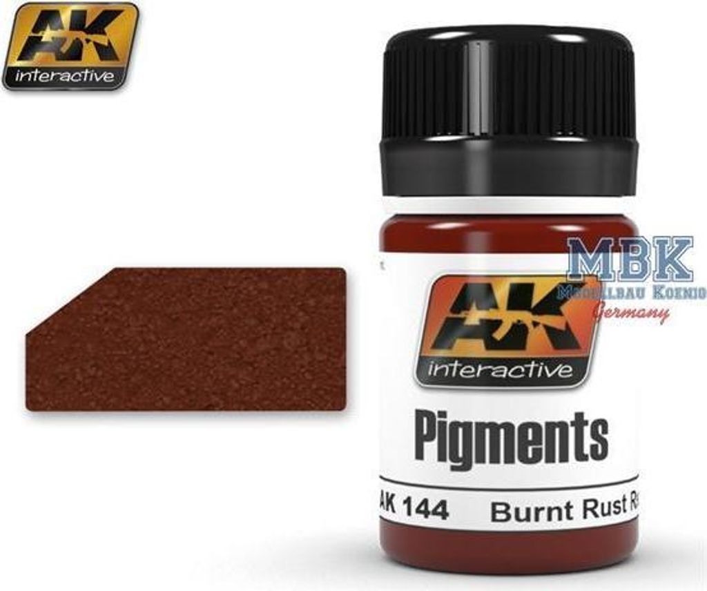 AK Interactive Pigment Burnt Rust Red Image du produit 