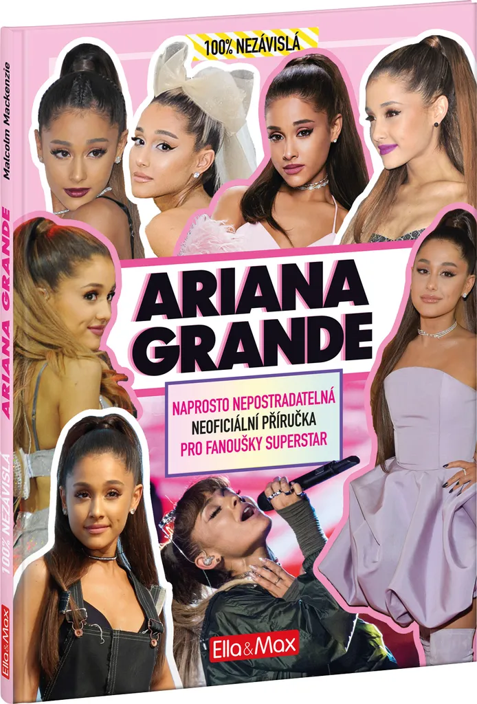 Livre Ariana Grande biographie illustrée pour les fans de musique pop