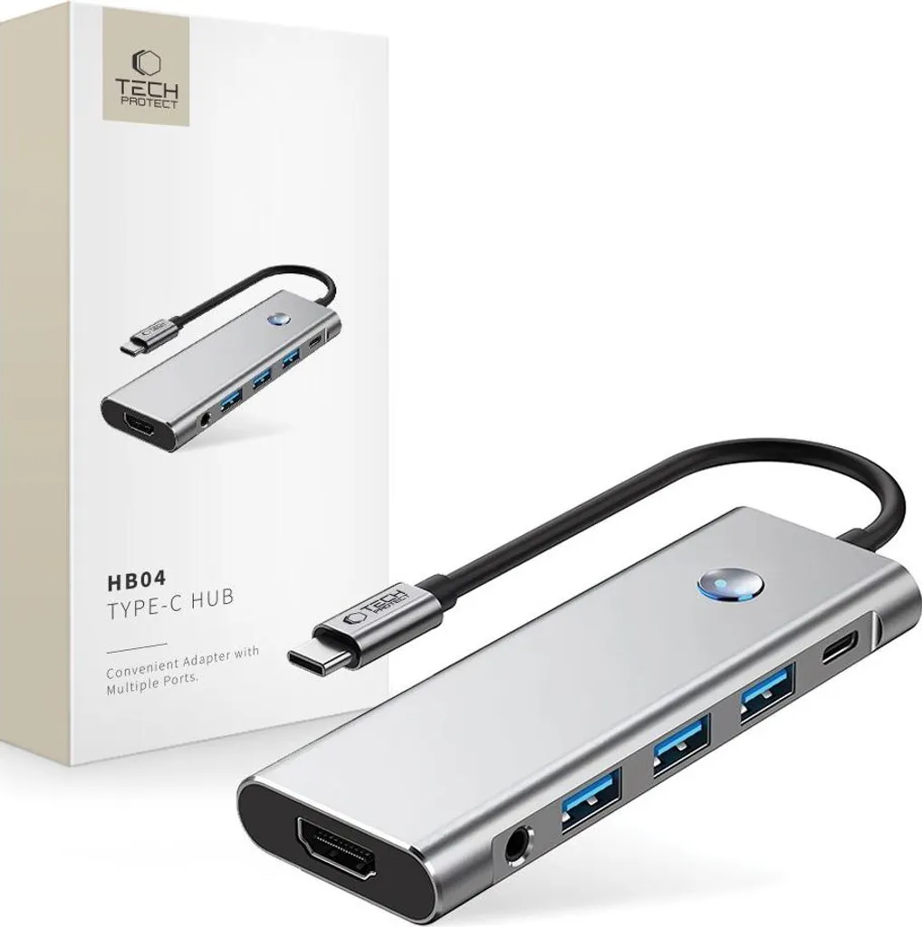 Tech-Protect HB04 Hub 9-in-1: Il miglior amico del tuo MacBook Pro