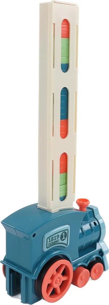 Trenino Elettrico Domino Blu: Sviluppo Cognitivo e Motorio per Bambini