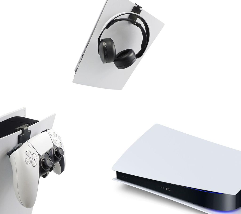 Aufhängehaken für Controller & Headset - Zubehör passend für Playstation (PS5) - Aufhängehaken - Schwarz