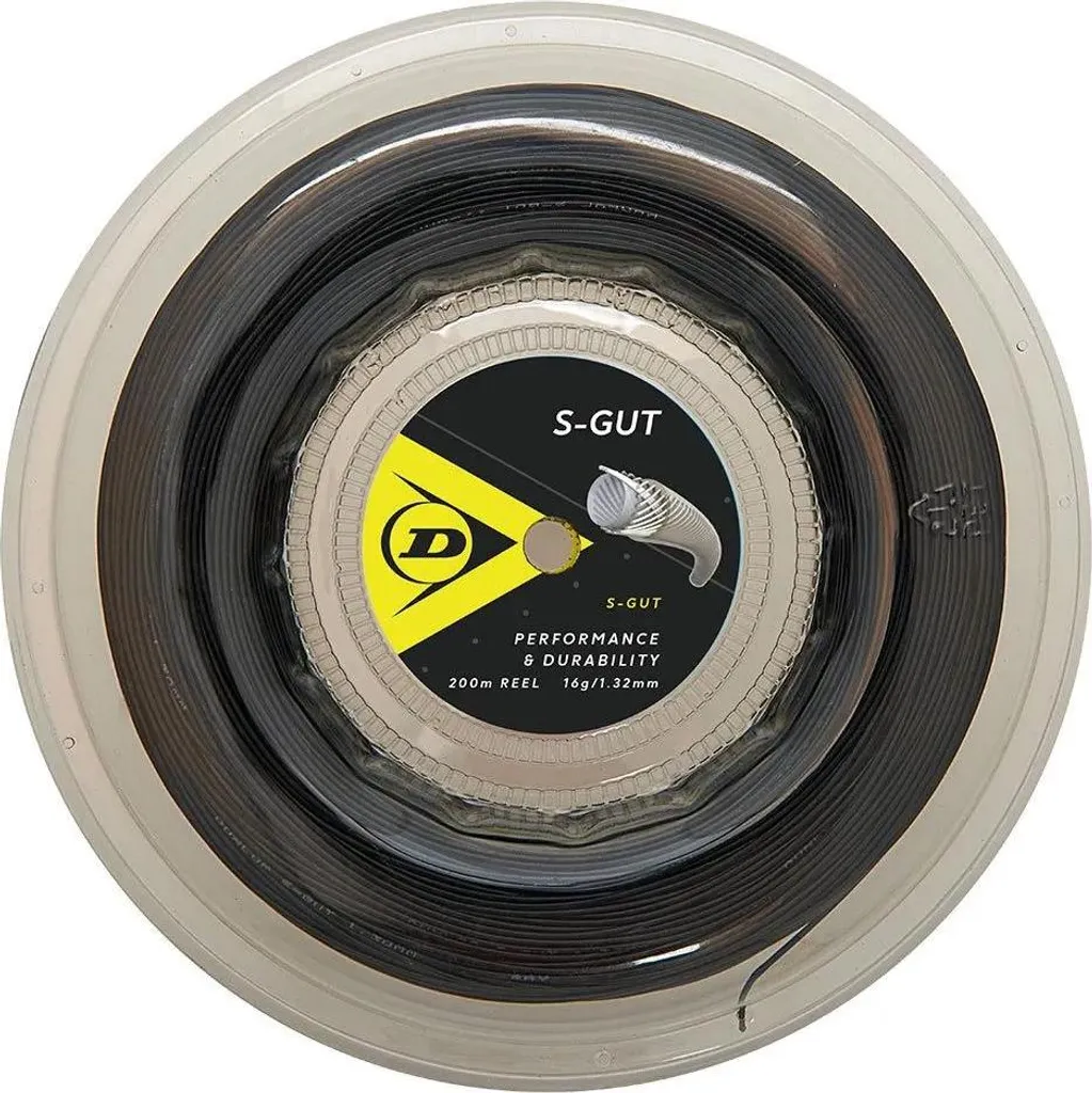 Cordage Tennis Dunlop S Gut 1.25 mm - Bobine 200m pour Joueur Régulier