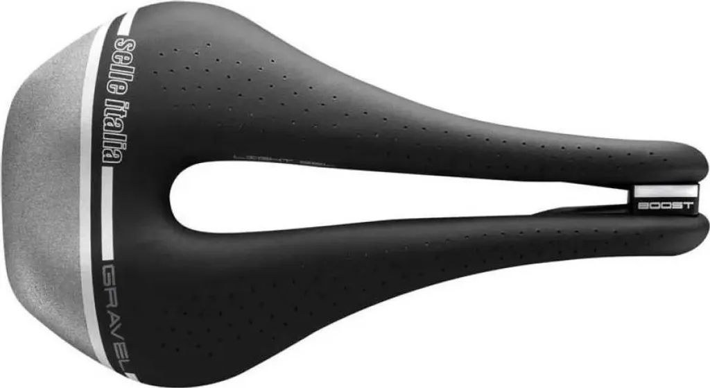 Selle de Vélo Gravel Italia Novus Boost Tech Superflow 135mm Noire