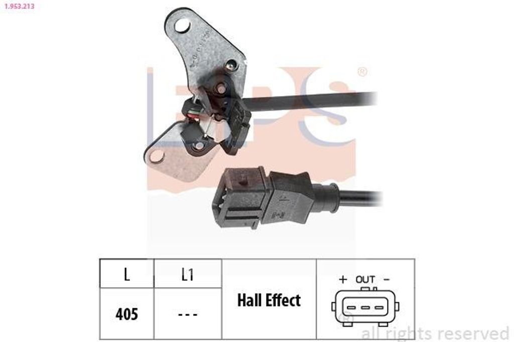 EPS Nockenwelleposition Sensor für FIAT Doblo Cargo (223) Nockenwellen 1.953.213