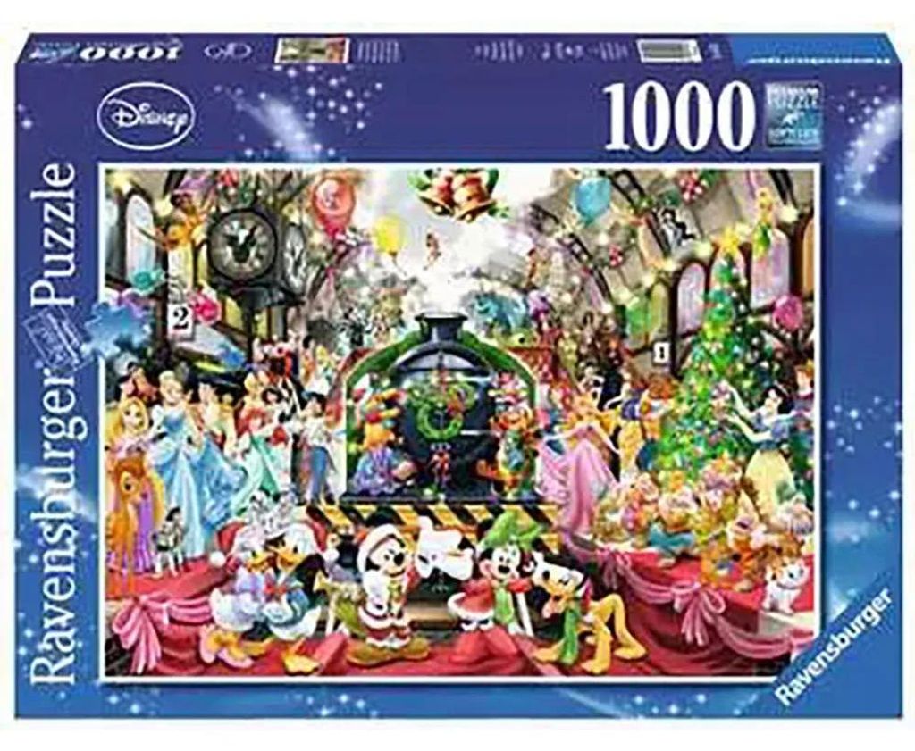 Ravensburger Puzzle di Natale Tutti a bordo per Natale 1000 Immagine del prodotto 