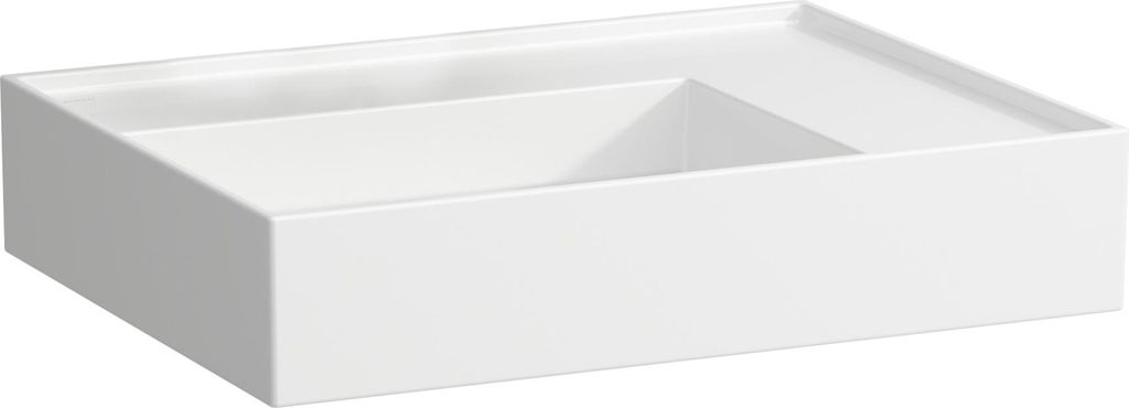 LAUFEN Kartell Waschtisch, ohne Hahnloch, ohne Überlauf, Ablage rechts, 600x460mm, H8103340001121