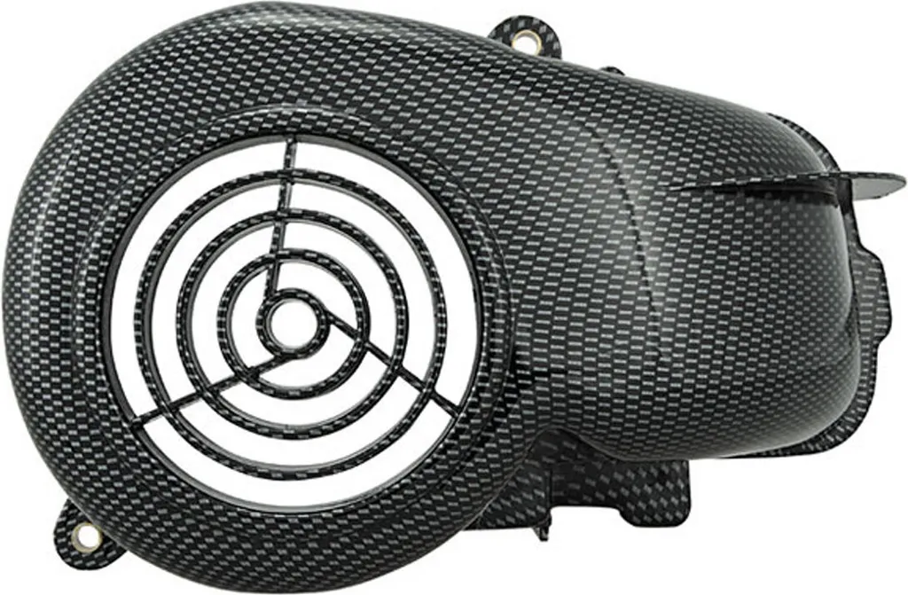Cache turbine de refroidissement look carbone pour Minarelli horizontal