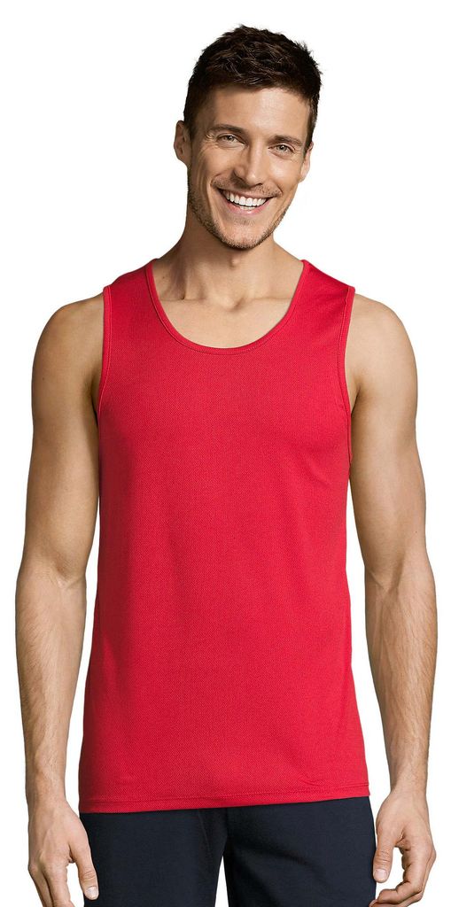 SOLS - "Sporty" Ärmelloses Oberteil für Herren LT2582 (3XL) (Rot)